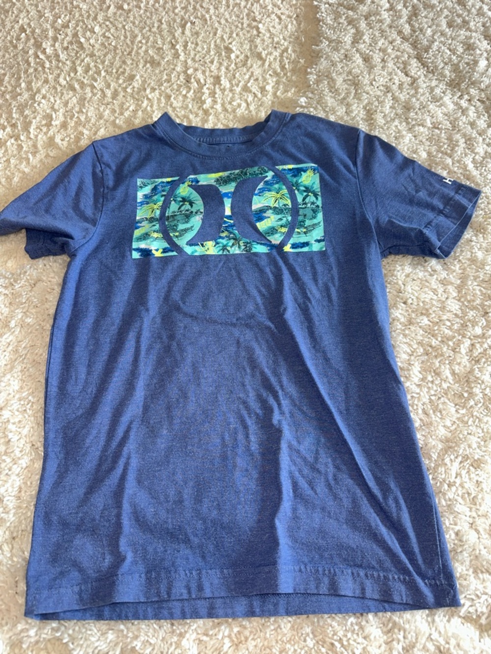 Boys Blue Hurley Tee shirt